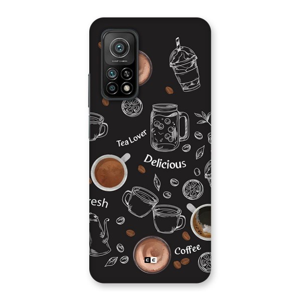 Tea And Coffee Mixture Back Case for Mi 10T Pro 5G