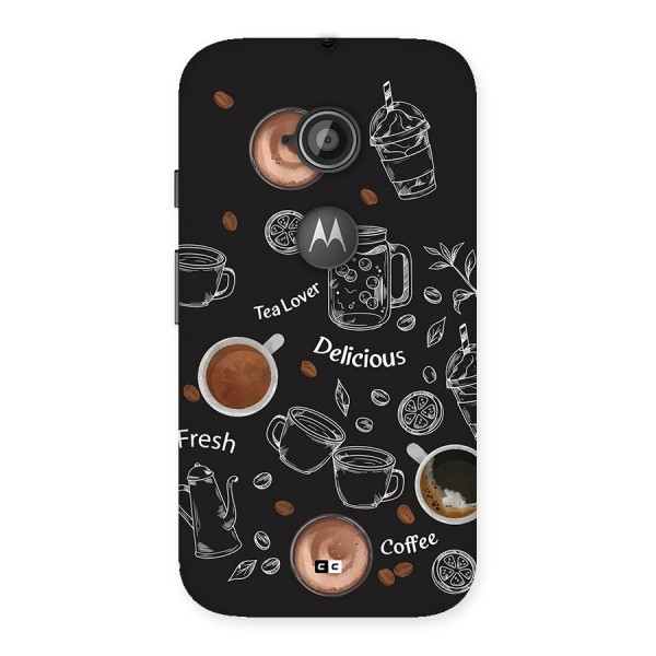 Tea And Coffee Mixture Back Case for Moto E 2nd Gen