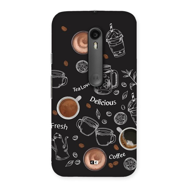 Tea And Coffee Mixture Back Case for Moto G3