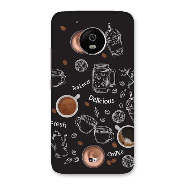 Tea And Coffee Mixture Back Case for Moto G5