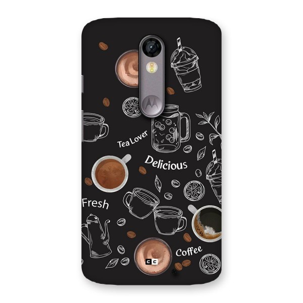 Tea And Coffee Mixture Back Case for Moto X Force