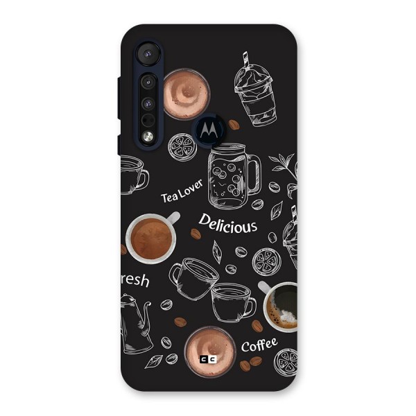 Tea And Coffee Mixture Back Case for Motorola One Macro