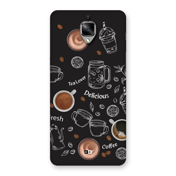 Tea And Coffee Mixture Back Case for OnePlus 3