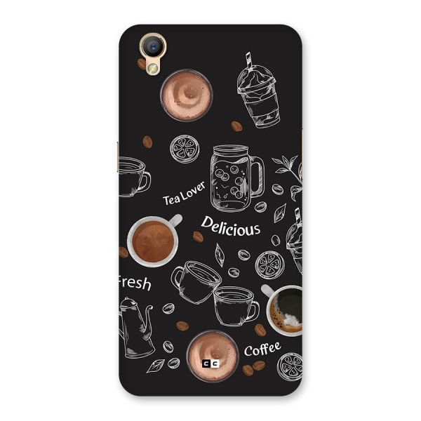 Tea And Coffee Mixture Back Case for Oppo A37