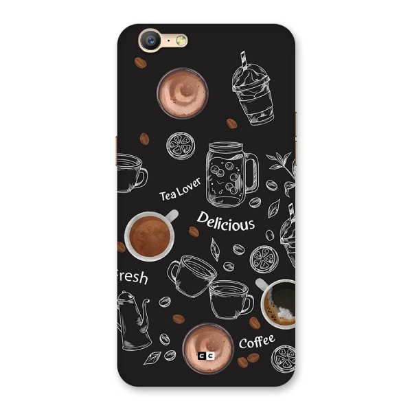 Tea And Coffee Mixture Back Case for Oppo A39