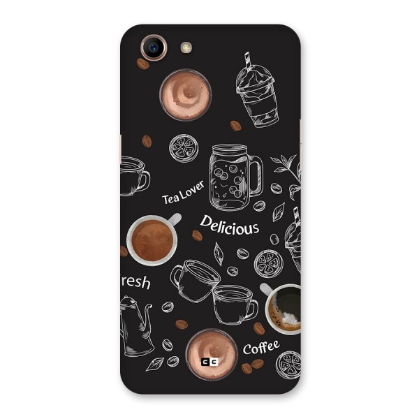 Tea And Coffee Mixture Back Case for Oppo A83 (2018)