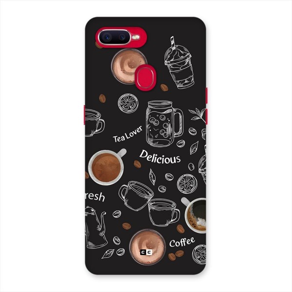 Tea And Coffee Mixture Back Case for Oppo F9 Pro
