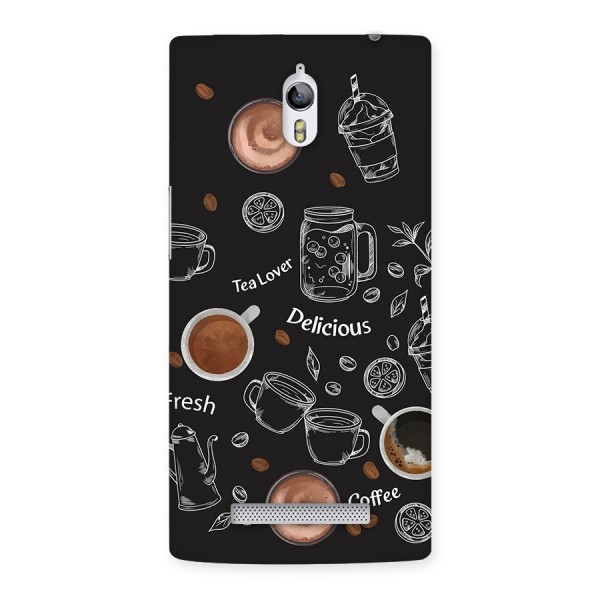Tea And Coffee Mixture Back Case for Oppo Find 7