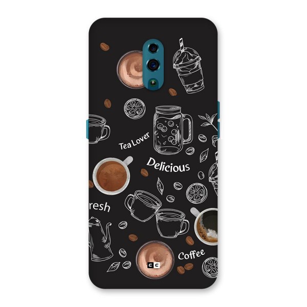 Tea And Coffee Mixture Back Case for Oppo Reno