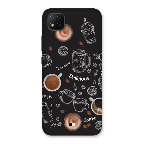 Tea And Coffee Mixture Back Case for Poco C3