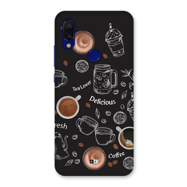 Tea And Coffee Mixture Back Case for Redmi 7