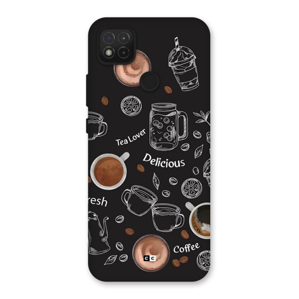 Tea And Coffee Mixture Back Case for Redmi 9C