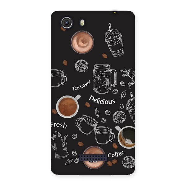 Tea And Coffee Mixture Back Case for Unite 3
