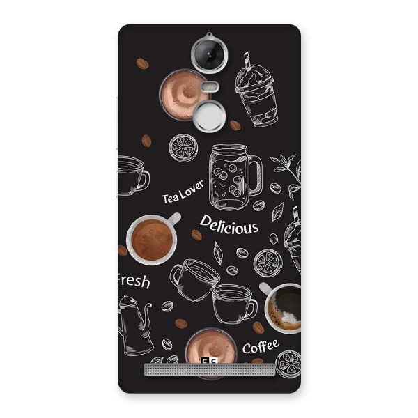 Tea And Coffee Mixture Back Case for Vibe K5 Note