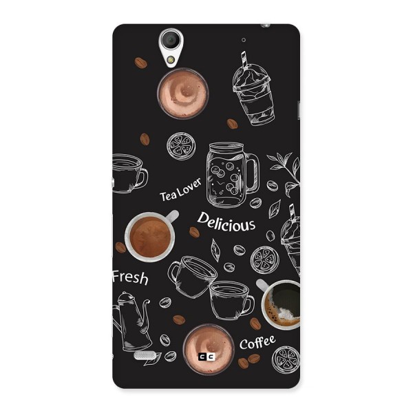 Tea And Coffee Mixture Back Case for Xperia C4