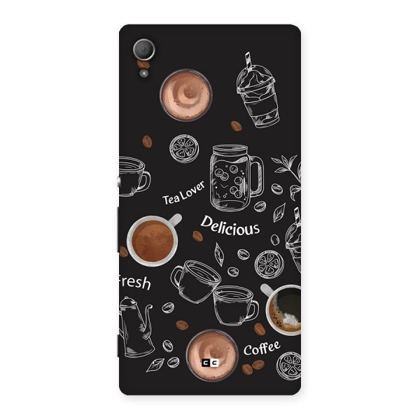 Tea And Coffee Mixture Back Case for Xperia Z4