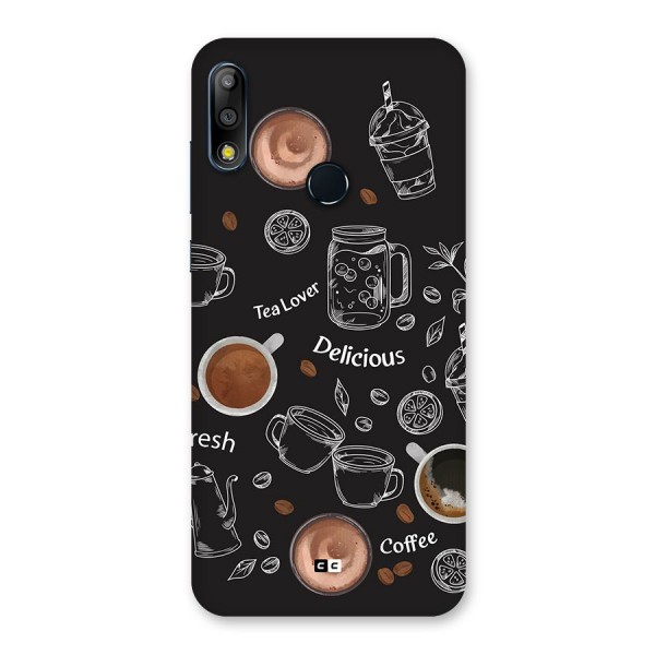 Tea And Coffee Mixture Back Case for Zenfone Max Pro M2