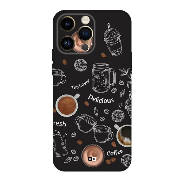 Tea And Coffee Mixture Back Case for iPhone 14 Pro Max