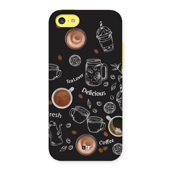 Tea And Coffee Mixture Back Case for iPhone 5C