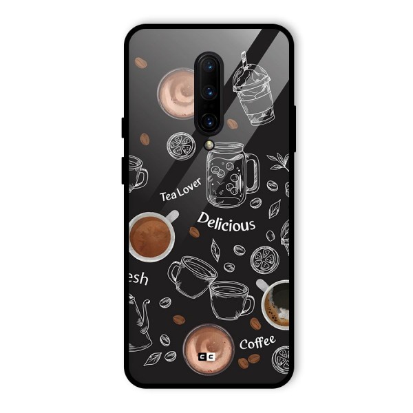 Tea And Coffee Mixture Glass Back Case for OnePlus 7 Pro