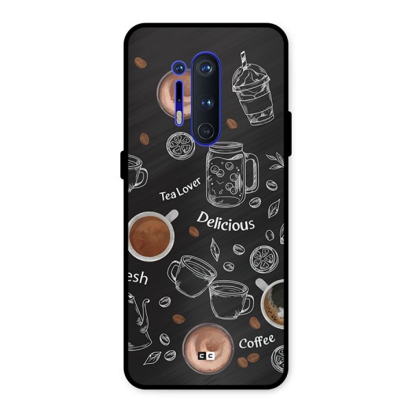 Tea And Coffee Mixture Metal Back Case for OnePlus 8 Pro