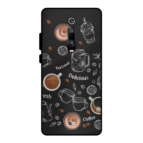 Tea And Coffee Mixture Metal Back Case for Redmi K20 Pro