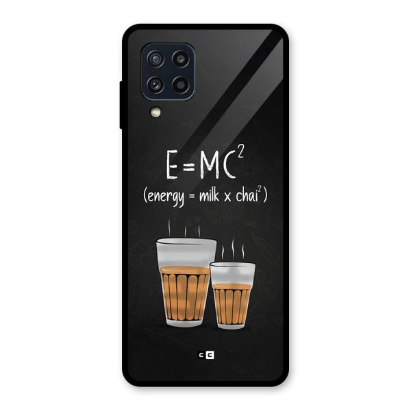Tea Formula Glass Back Case for Galaxy M32