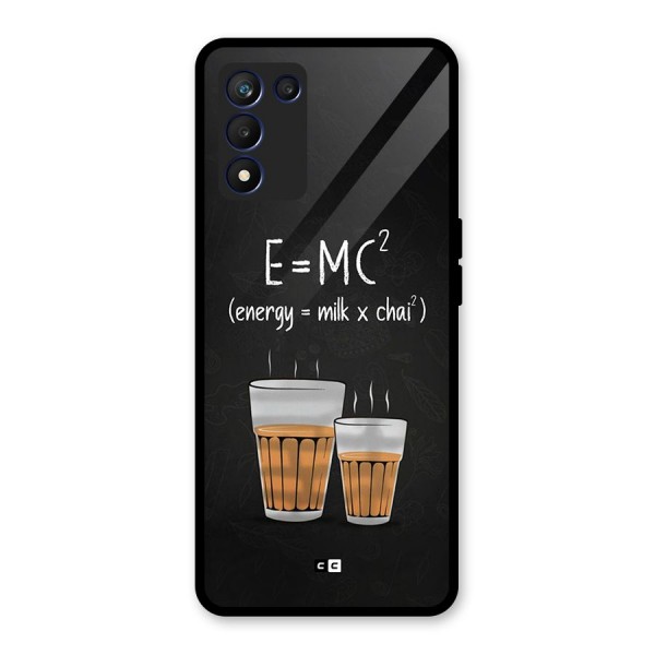 Tea Formula Glass Back Case for Realme 9 5G Speed