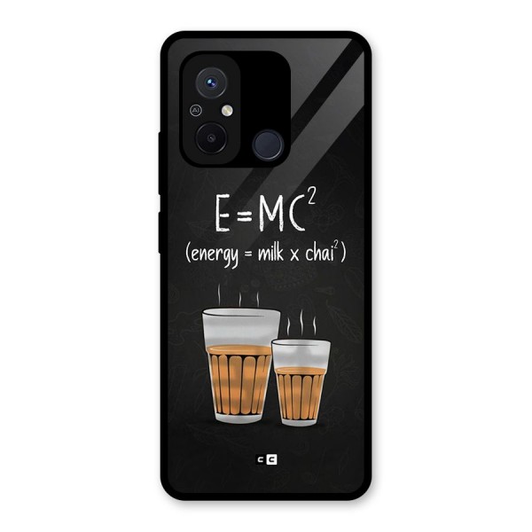 Tea Formula Glass Back Case for Redmi 12C