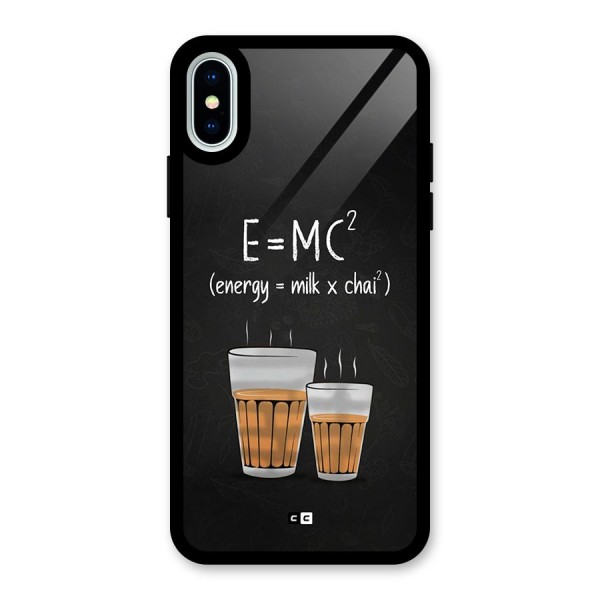 Tea Formula Glass Back Case for iPhone X