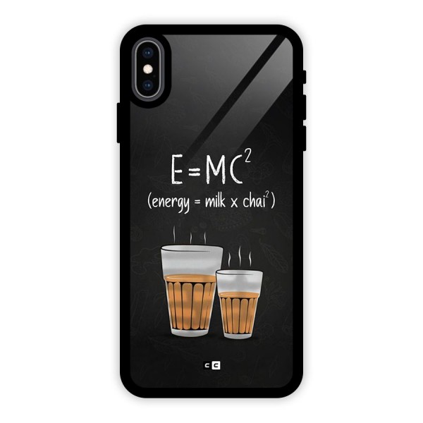 Tea Formula Glass Back Case for iPhone XS Max