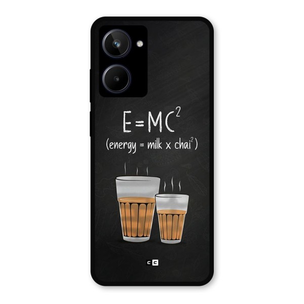 Tea Formula Metal Back Case for Realme 10