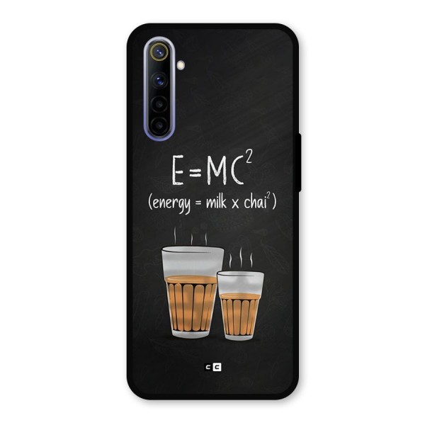 Tea Formula Metal Back Case for Realme 6i