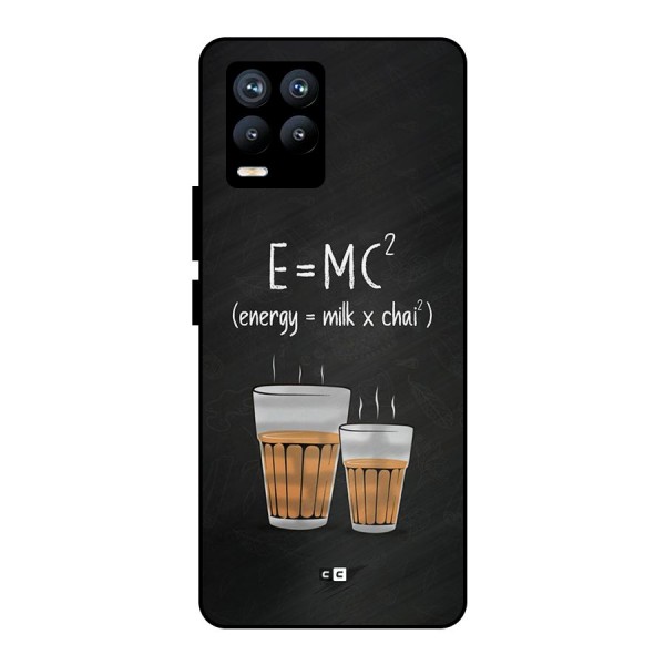 Tea Formula Metal Back Case for Realme 8 Pro