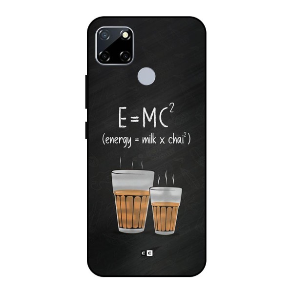 Tea Formula Metal Back Case for Realme Narzo 30A