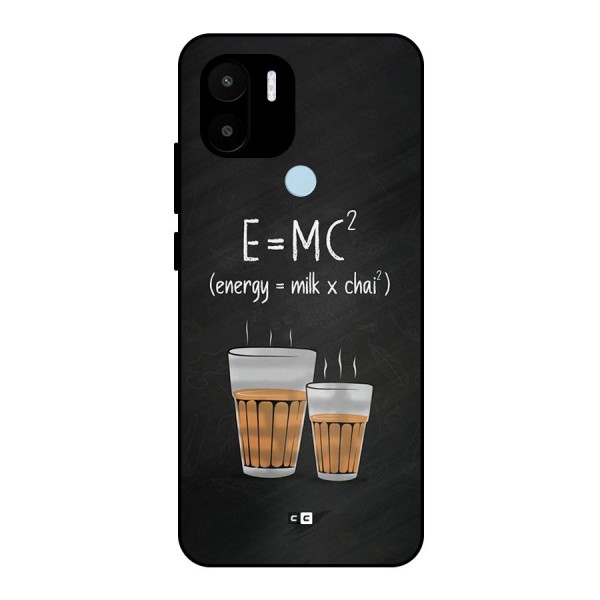 Tea Formula Metal Back Case for Redmi A1 Plus