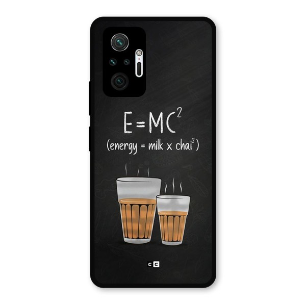 Tea Formula Metal Back Case for Redmi Note 10 Pro Max
