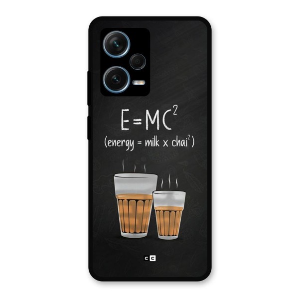 Tea Formula Metal Back Case for Redmi Note 12 Pro Plus 5G