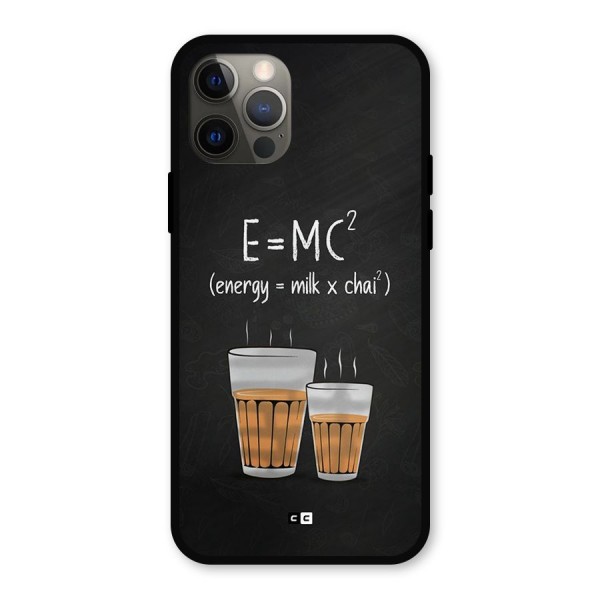Tea Formula Metal Back Case for iPhone 12 Pro