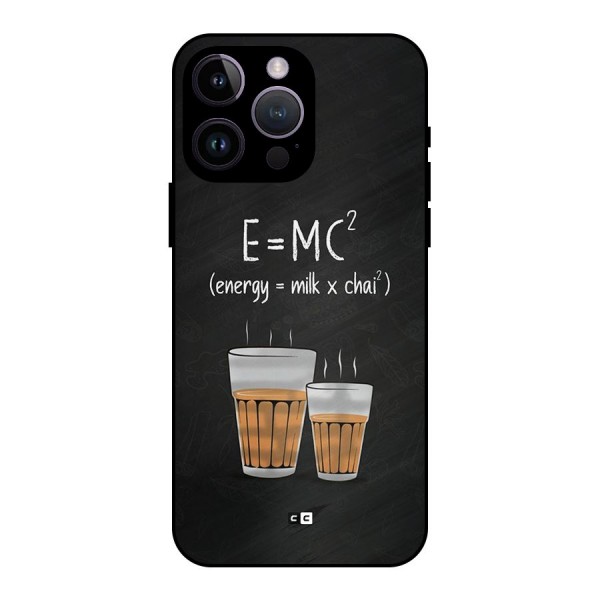 Tea Formula Metal Back Case for iPhone 14 Pro Max