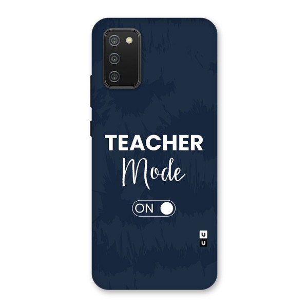 Teacher Mode On Back Case for Galaxy M02s