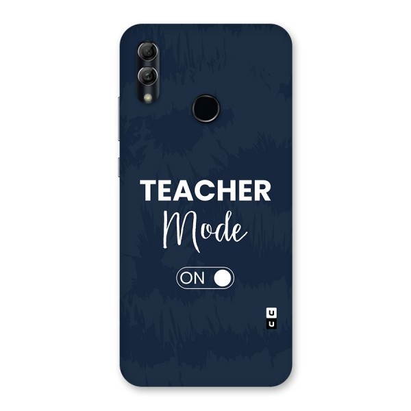 Teacher Mode On Back Case for Honor 10 Lite