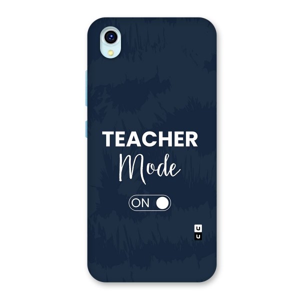 Teacher Mode On Back Case for Vivo Y1s