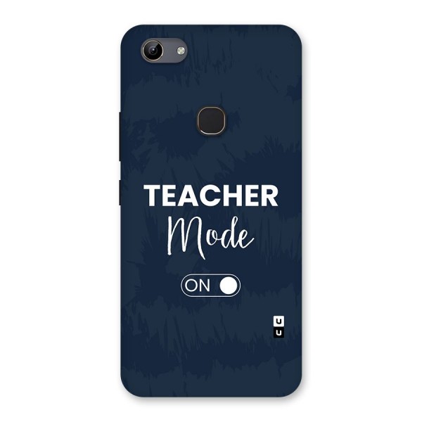 Teacher Mode On Back Case for Vivo Y81