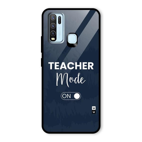 Teacher Mode On Glass Back Case for Vivo Y50