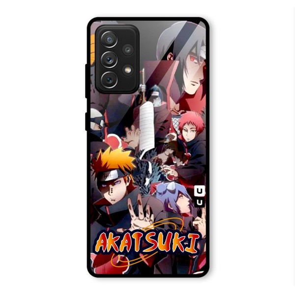 Team Akatsuki Glass Back Case for Galaxy A72