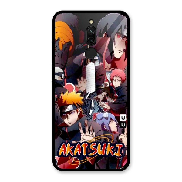 Team Akatsuki Glass Back Case for Redmi 8