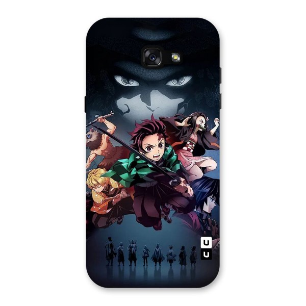 Team Demon Slayer Back Case for Galaxy A7 (2017)