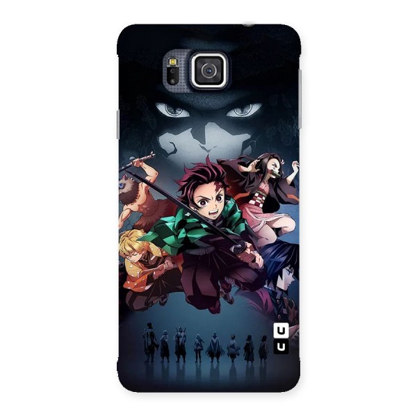 Team Demon Slayer Back Case for Galaxy Alpha