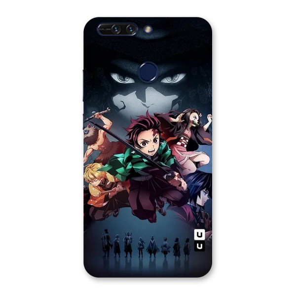 Team Demon Slayer Back Case for Honor 8 Pro